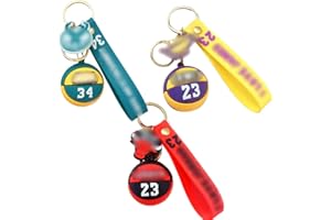 ZGCXRTO 3 PCS Portachiavi da Basket, Portachiavi Basket, Portachiavi 3D Cartone Animato in Silicone, Sport Regalo Pallacanestro Mini Basketball Cartoon,für Souvenir,Ornamenti per Zaini,Appassionati di Basket