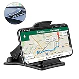 【Stabil & Starker Griff】-- Das 3M starke Klebepad ermöglicht die Befestigung der Autohalterung an Ihrem Auto. Dank weichen Gummimatten im Inneren des Halters, kann Ihr Handy mit verschiedenen Blickwinkeln sicher befestigt werden, ohne jegliche Kratzer, sogar eine scharfe Kurve, plötzlichen Stopp oder zu beschleunigen.