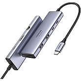 UGREEN USB C Hub USB C/USB A Port, 4k 60Hz HDMI, PD 100W, Ethernet, SD/TF Card Slots Adapter
