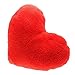 Soft Love Heart Shape Fluffy Pillows Cushions Block Gifts Sofa Decoration Red