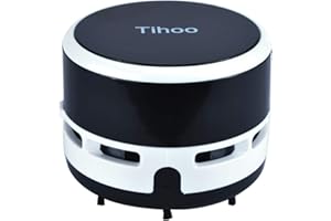 iSuperb Mini odkurzacz stołowy, bezprzewodowy, mały, ręczny odkurzacz do stołu, domu, biura, samochodu / biurka, nie zawiera baterii (czarny)