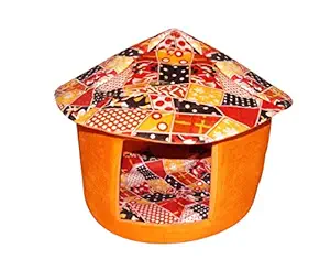 Pets Empire Dog and Cat Puppy House Medium Mushroom Design-Soft, Warm and Comfortable and goes Everywhere Size/Approx 23