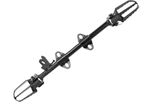 ‎EVGATSAUTO Fußrasten Halterung, Stahllegierung Motorrad Fußrasten Halterung Halterung Ersatz für CRF50 50cc 70cc 110cc 125cc Pit Bikes Schwarz