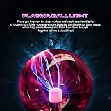 SOLMORE Plasmakugel Plasma Ball Kugel Blitze Magische Lampe USB Licht für Kinder Kindergeburtstag Spielzeug Disco Party Dekoration Geschenk Schreibtisch - 7