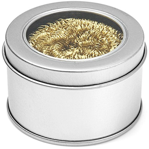 Preisvergleich Produktbild XU-XIAZHI,Kupferdraht-Reinigungsschei... und Metallbehälter für Lötkolben-Spitze(Color:KUPFERFARBE)