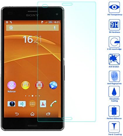 Wunderglass - Sony Xperia Z2 Compact Screen Protector 9H Tempered Glass Protector Screen Protector from toughened glass foil film - by OKCS®