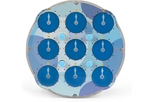 BUCAXIT Reloj mágico de cubo de velocidad, reloj de velocidad azul, rompecabezas educativo 3D para entusiastas del cubo mágico