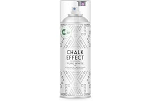 CL COSMOS LAC Farba kredowa Spray Chalk Effect – wysokiej jakości farba kredowa w sprayu, farba w sprayu (Pure White)