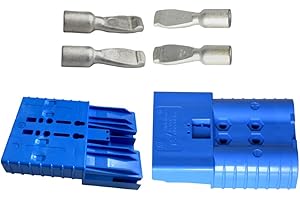 ANDERSON POWER PRODUCTS Anderson SBX/E 70 Rema Lot de 2 fiches de Contact Bleu 48 V SBE 320 A