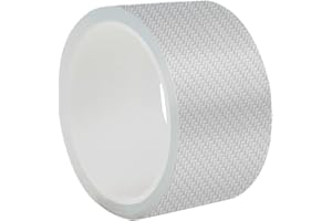 SDLDEER Carbon Folie Auto 7cmX10m Lackschutzfolie Transparent Einstiegsleisten Schutz Autofolie, Auto Schutzfolie Selbstklebend Universal, Kohlefaser Aufkleber für Türgriff Schutz