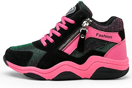 LILY999 Womens Hidden Wedge Heel Shoes Walking Sports Sneakers High Top Casual Outdoor Trainers