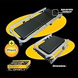 Autoselect 507091 Chariot de Visite mécanicien Pliant 930mm Gris/Noir