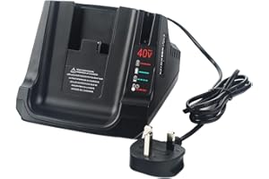 JANRI Replacement BDC2A BDC2A36 Charger compatible with Black and Decker 36V-40V Lithium Ion Battery ‎BL2536-XJ BL20362-XJ BL2536 BL2036 BL1536 BL1336 BL20362,work for cordless strimmer GLC3630l20