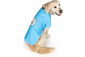 Dogsy Official Man City Dog Shirt | Man City Shirt For Dogs | Manchester City Gifts For Your Dog | Football Dog Shirts | Man City Gifts For Men & Women Dog Lovers (Small)