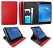 Produktbild Sweet Tech Nomi C080014 Libra4 8 Inch Tablet Rot Universal 360 Grad Drehung PU Leder Tasche Schutzhülle Case (7-8 Zoll