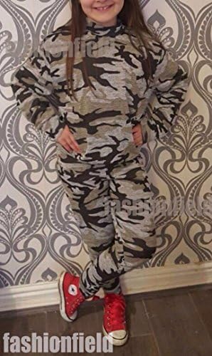 FK Styles Girls Printed Tracksuit Loungewear Set