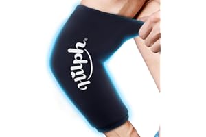 Hilph Poche de Glace Genou ou Coude pour Thérapie Chaude et Froide, Poche de Glace en Gel le Froid Compression pour les Blessures Sportives, Froid Enveloppement pour Genou-M