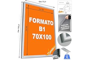 VENDOOH! CORNICE ESPOSITIVA PUBBLICITARIA 70x100 DA MURO UFFICIO NEGOZIO AGENZIA CRPT16