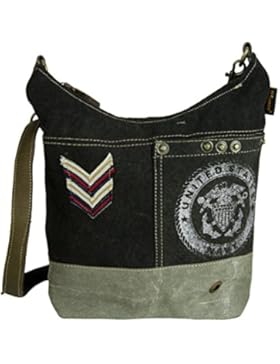 Sunsa Vintage Tasche Umhängetasche Schultertasche aus Canvas