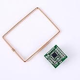 Wireless RFID Module, Reading Module 134.2 kHz FDX-B EM4305 Reader UART Contactless Controller with Antenna