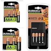 Duracell Cef 14 Şarj Cihazı ve 4 Adet 1300 Mah Aa Şarj Edilebilir Pil ve 4 Adet 750 Mah Aaa Şarj Edi