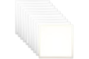 ‎XTEND ECOLIGHT Xtend EcoLight 10x LED Panel 62x62 4000K Neutralweiß 40W 3400lm Rasterleuchte 3400lm ultraslim Deckenleuchte Netzteil PLe2.2