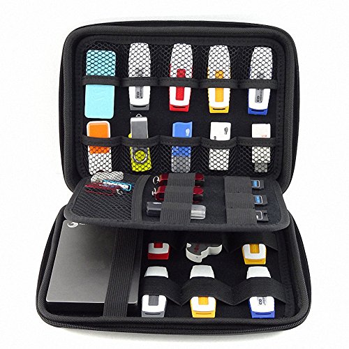 FunYoung USB-Speicherstick Organizer Aufbewahrungs Tasche Case Organizer für USB Sticks SD Speicherkarte Hülle Zubehöre Sammlung - 9