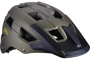 BBB Cycling, Adult MTB Mountain Bike Cycle Helmet with Large Visor for Trek and Trail Bikes, Camera Mount, ABS Shell, Nanga, BHE-54