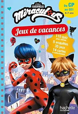 Hachette education Jeux de vacances Miraculous, du CP au CE1