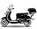 Produktbild Retro Roller Easy Cruiser Chrom 125 ccm schwarz Motorroller Scooter Moped Mofa Easycruiser