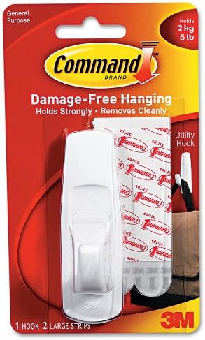 3M Reusable Command Adhesive Strip Hook
