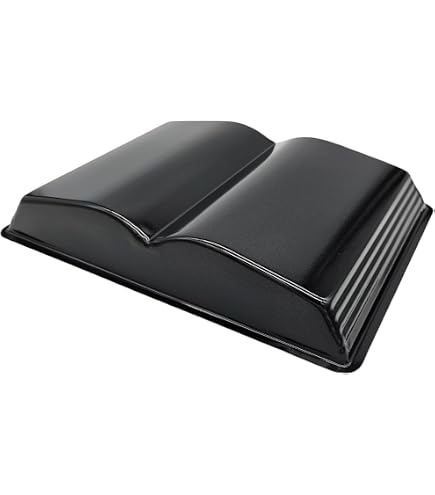 Hera Motivbackform 'Buch' – 35x25x6 Cm, Metall Mit Antihaftbeschichtung, Für Kuchen & Brote