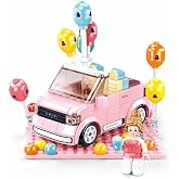 Sluban Mini Handcraft Party Car Pembe Yapım Seti, 245 Par&ccedil;a
