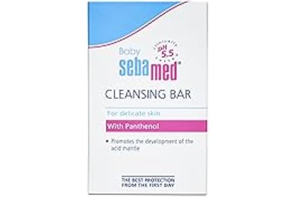 Baby Sebamed Cleansing Bar pH 5.5 Newborn bathing Soap Free Tear Free 100 gm