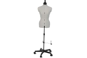 ADJUSTOFORM Verstellbare Schneiderpuppe Celine Standard Plus 8-Teilige | Klein (S) [Größe EUR 38 bis 44]