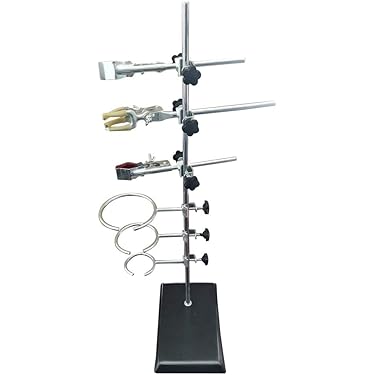 LUNICASHA Laboratory Stand, 60 cm, Laboratory Tripod Set, Laboratory