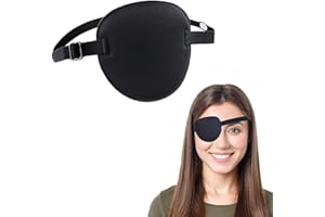 MUALADY Eye Patch, Adjustable Medical Eye Patches for Adults, Pirate Eye Patch for Treat Lazy Eye Amblyopia Strabismus