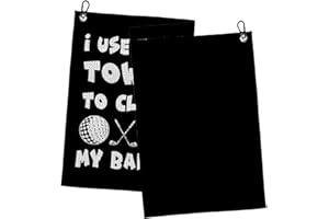 ZQSFPK Golf Towel, Golf Accessories, Golf Gifts for Men Husband Boyfriend Dad, Funny Golf Gifts, Personalised Golf Ball Towel, Novelty Golf Presents for Men Golf Stuff