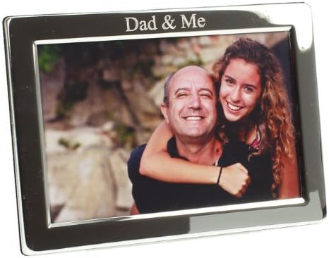 Dad &amp; Me - Silver Plated Photo Frame, gift