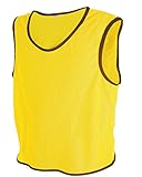 10x Fußball Leibchen Trainingsleibchen Markierungshemd...