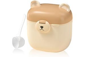 SacJkt Milchpulver Portionierer Baby, Tragbar Milchportionierer Baby, Milchpulver Aufbewahrungsbox, Bärenmilchpulver Kann, zur Aufbewahrung von Baby Milchpulver, Obst und Snack