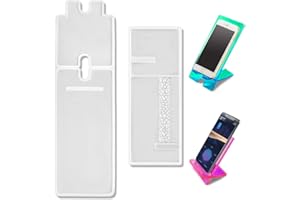 2 set stampo in resina per supporto per telefono cellulare siamese, stampo in silicone per supporto per telefono colato in resina epossidica AIFUDA per staffa per telefono artigianale