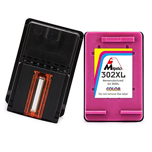 Mipelo Wiederaufbereitet HP 302XL Multipack Druckerpatronen (1 Schwarz, 1 Dreifarbig) Kompatibel für HP DeskJet 3630 1110 2130 3636, HP Envy 4520 4525, HP OfficeJet 3831 4655 3830 4650 Drucker - 2