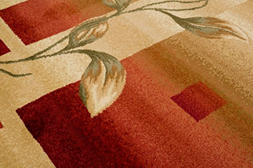 TEPPICH KLASSISCH SEHR BUNT wunderschöne Muster PERFEKT INS WOHNZIMMER in BRAUN (70 cm x 140 cm) - 8