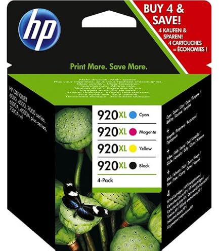 Cartucce Compatibili GORILLA-INK Per HP 920 XL, Multipack Nero, Ciano, Magenta, Giallo