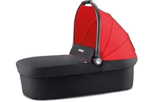 Recaro Kids, Nacelle Citylife, Légère et Compacte pour un Transport Facile, Housse de matelas Amovible et Lavable, Grand Canopy avec Protection UV 50+, Ruby
