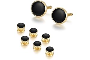 Wynameleri Cadeau de meilleur homme pour boîte de mariage pour boutons de manchette pour homme, cadeau formel en cuivre pour homme, frère, adulte, boutons de manchette élégants pour homme