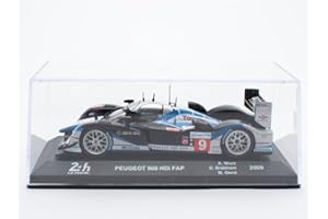 OPO 10 - Voiture Miniature 1/43 Compatible avec Peugeot 908 HDI FAP - Wurz-Brabham-Gené - 2009 - Le Mans 24LM12