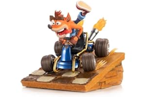 FIRST 4 FIGURES MERCHANDISING LICENCE CRASH IN KART STANDARD ESTATUA 31 CM CRASH TEAM RACING NITRO-FUELED F4F FIGURE