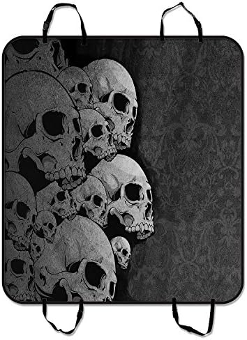 Custom Creative Skull Pet Seat Car Cover,Texas Star Dog Car Seat Hammock Car Seat Mat Cargo Mat 54 X 60 Inches